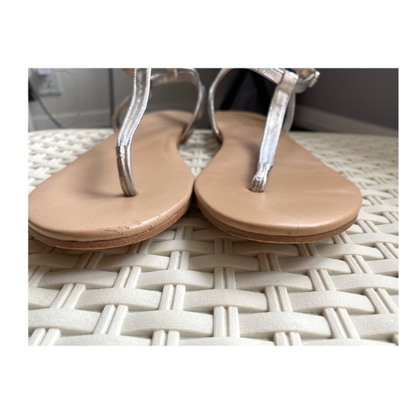 ALDO Sandals 7.5 Silver Sandals Silver Shoes - Picture 3 of 13